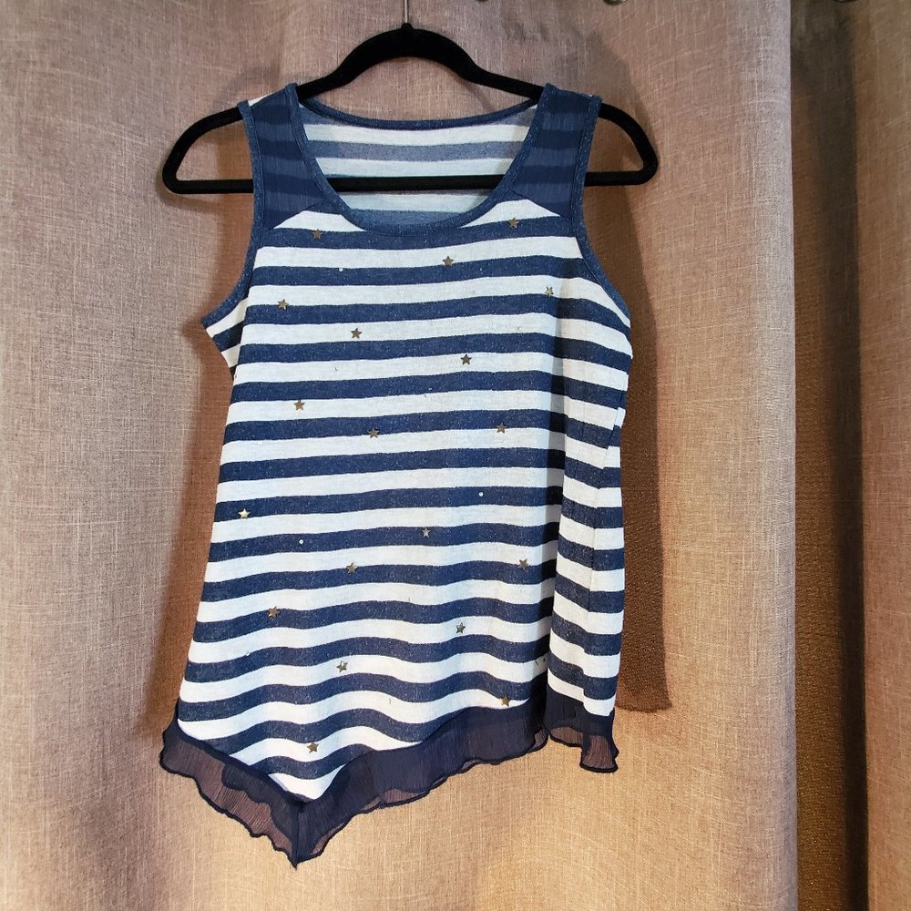 Stars & Stripes Asymmetrical Tank